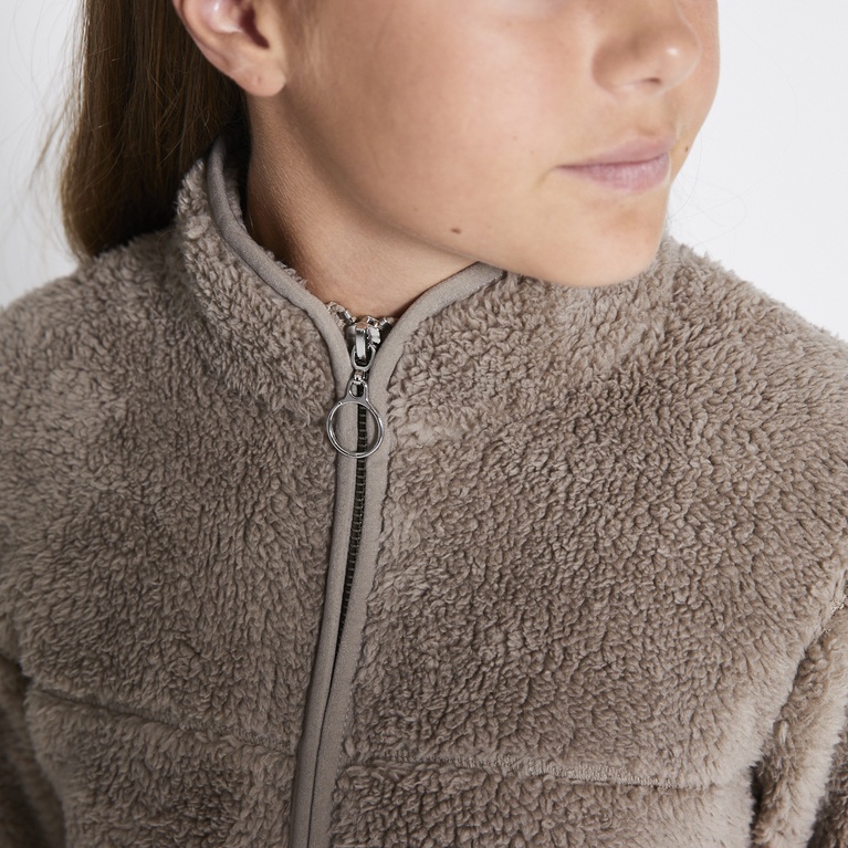 Teddy jacket "Cosy star" Autom Beige